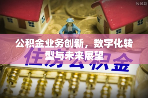 建德公积金业务创新，数字化转型与未来展望