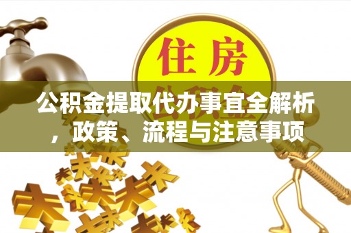 建德公积金提取代办事宜全解析，政策、流程与注意事项