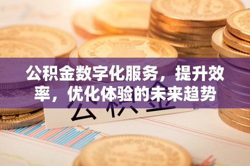 建德公积金数字化服务，提升效率，优化体验的未来趋势
