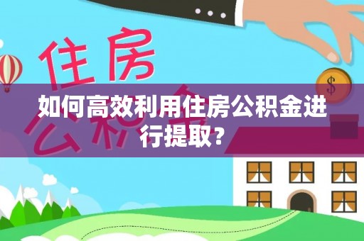 建德如何高效利用住房公积金进行提取？